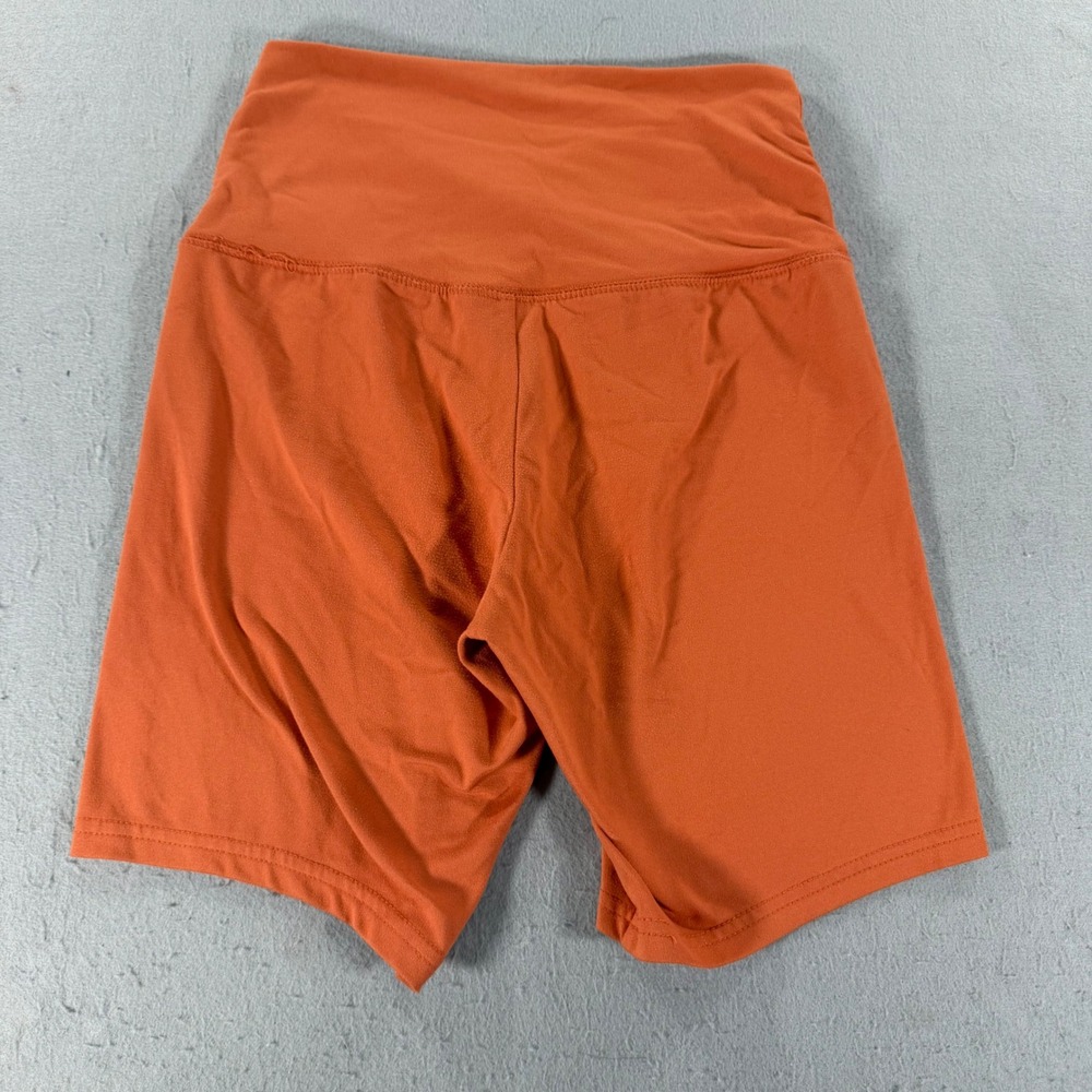 Wild Fable Crossover V-Waist Biker Shorts Womens Medium Rust Orange - Picture 2 of 6